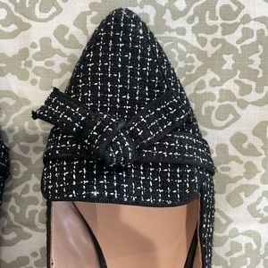 Ann Taylor Tweed Pointy Flats